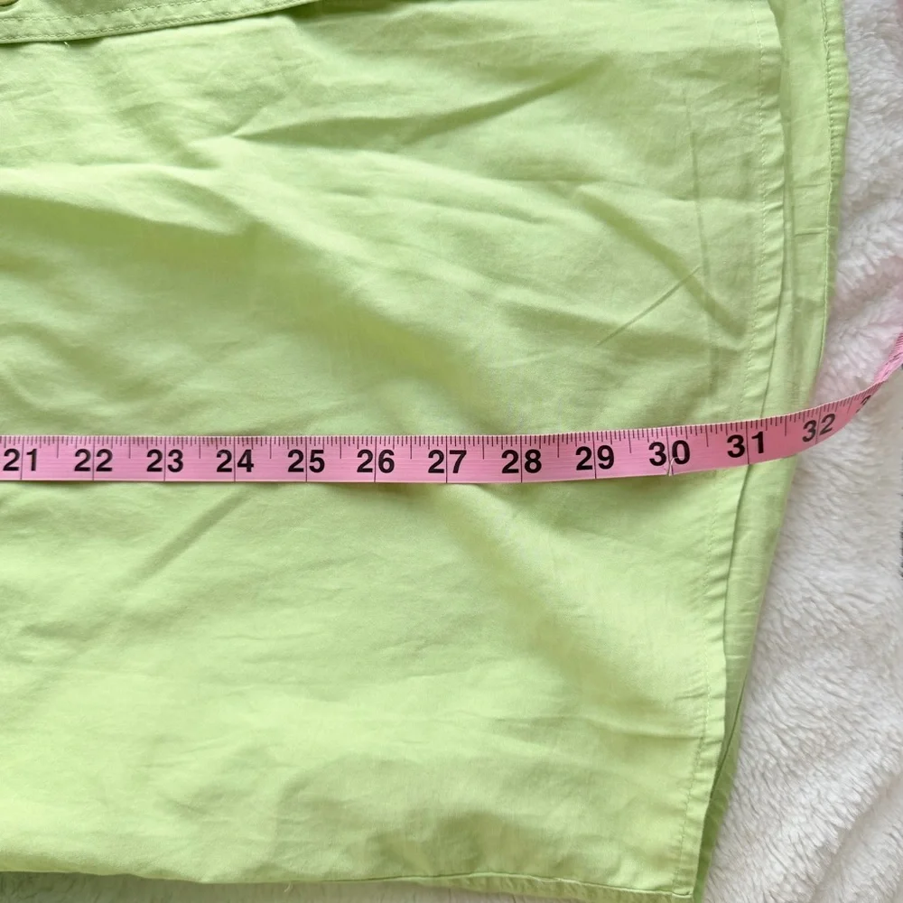 Magellan Lime Green Fishing Shirt Ventilated Long Sleeve Size L - Picture 9 of 11